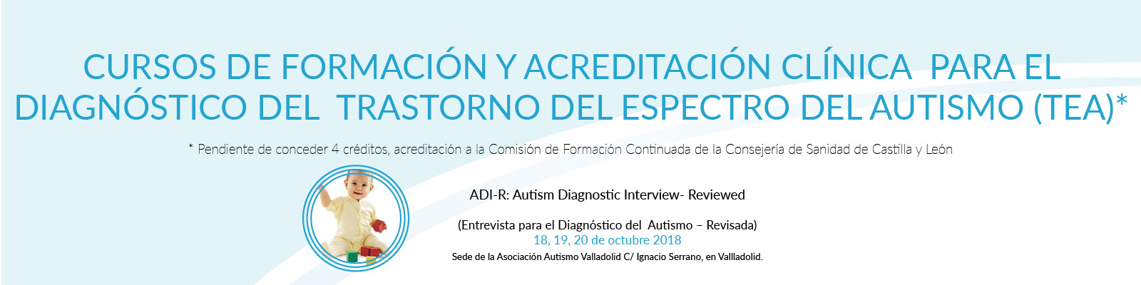 Curso de formación ADI-R, diagnóstico autismo