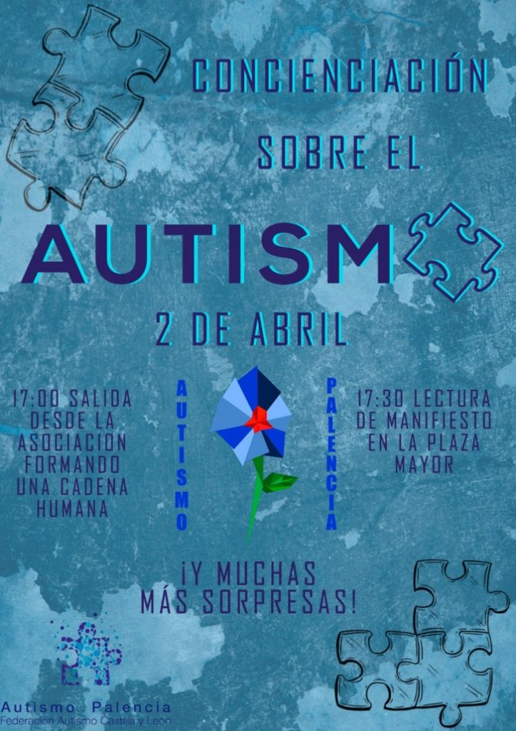 Acto de celebración del Día Mundial del Autismo en Palencia