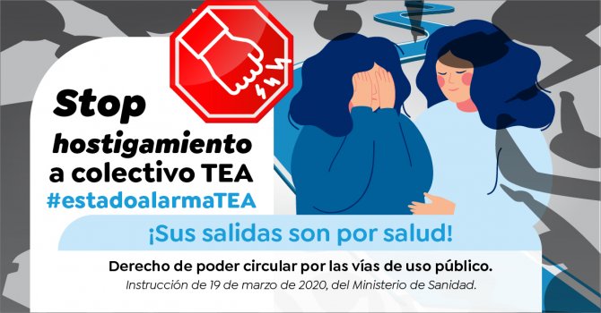 stop hostigamiento estado alarma tea