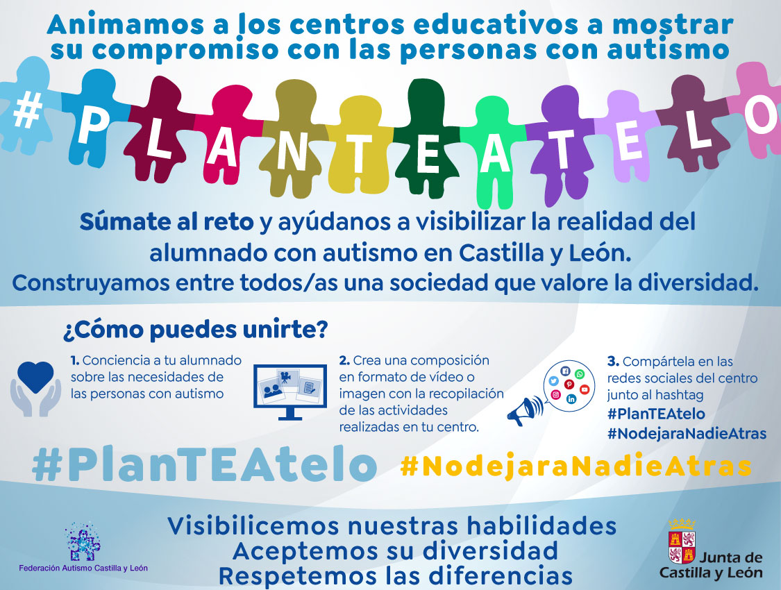 Sensibilización en el entorno educativo para las personas con TEA realizada por Federación Autismo Castilla y León.
