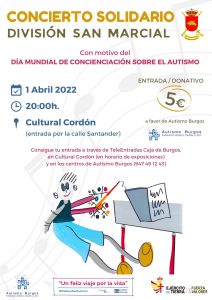 Concierto Solidario Dia Mundial Autismo Burgos
